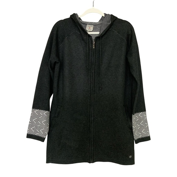 Sioni Athleisure Hooded Sweater Jacket L - Picture 1 of 4